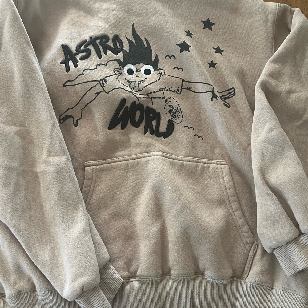 Travis Scott Astroworld Tan Hoodie